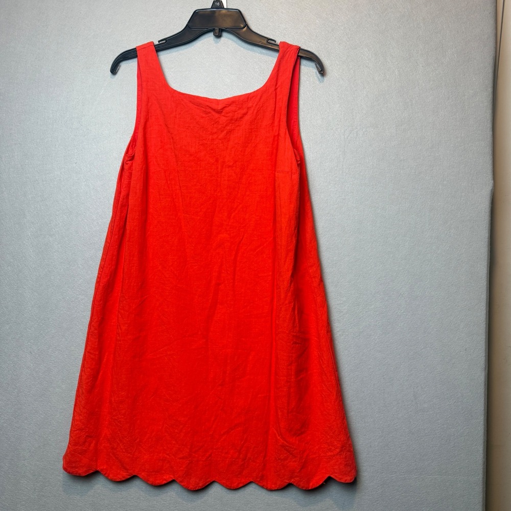Kate Spade New York x Target Red Scallop Hem Shift Dress Womens Small
